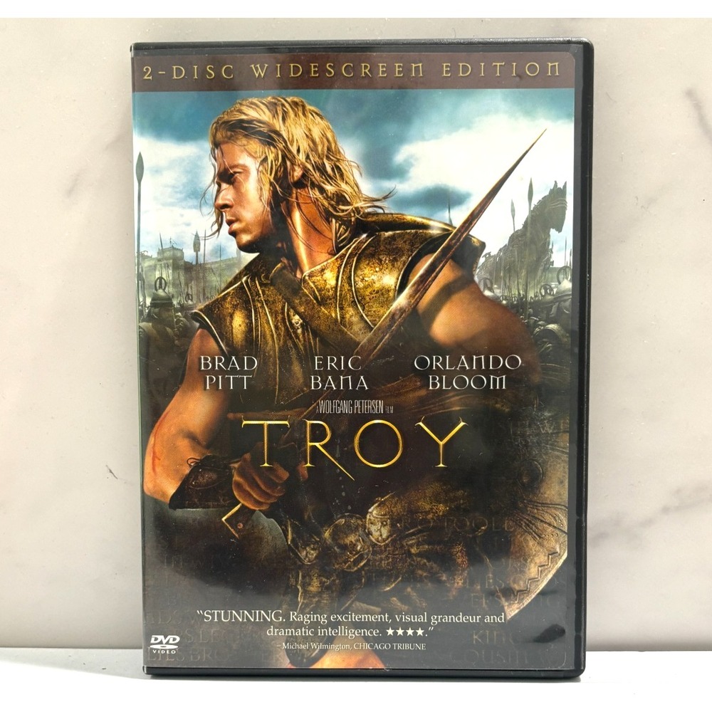 Troy 2-Disc Widescreen Edition DVD Brad Pitt Eric Bana Orlando Bloom 2004